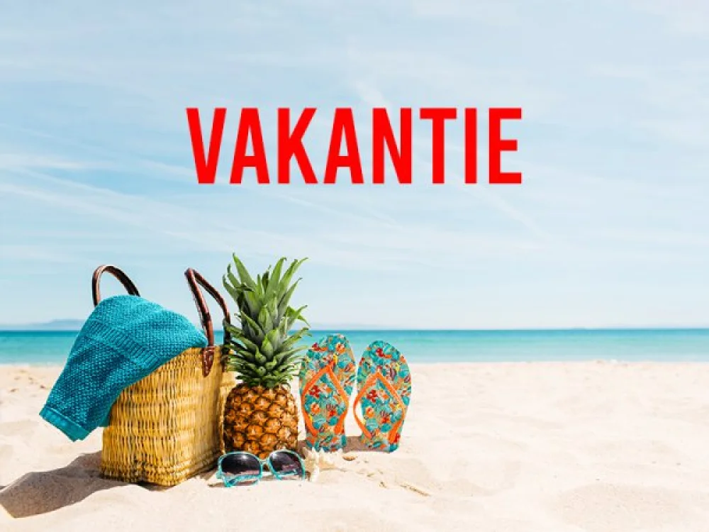 Wij gaan op vakantie!
